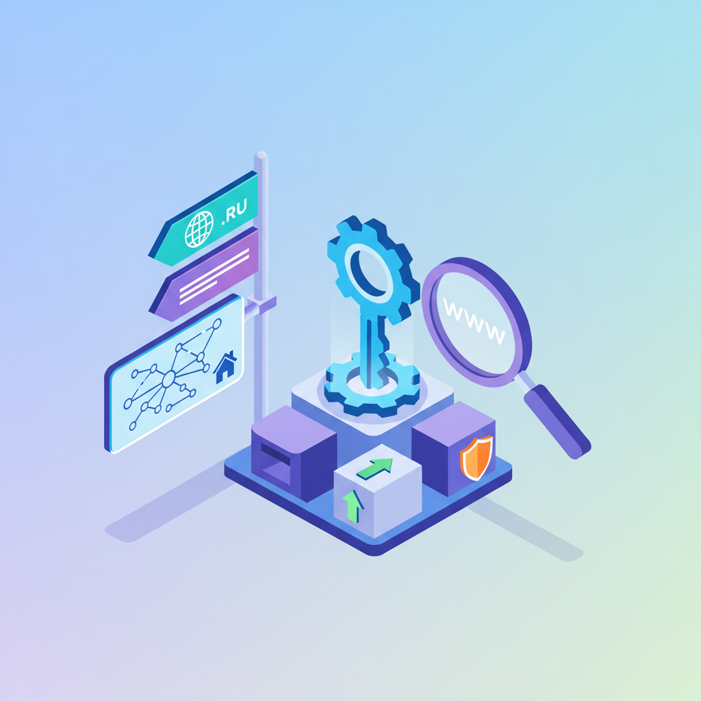 обложка для статьи про Как выбрать домен для сайта: Руководство для российского бизнеса
