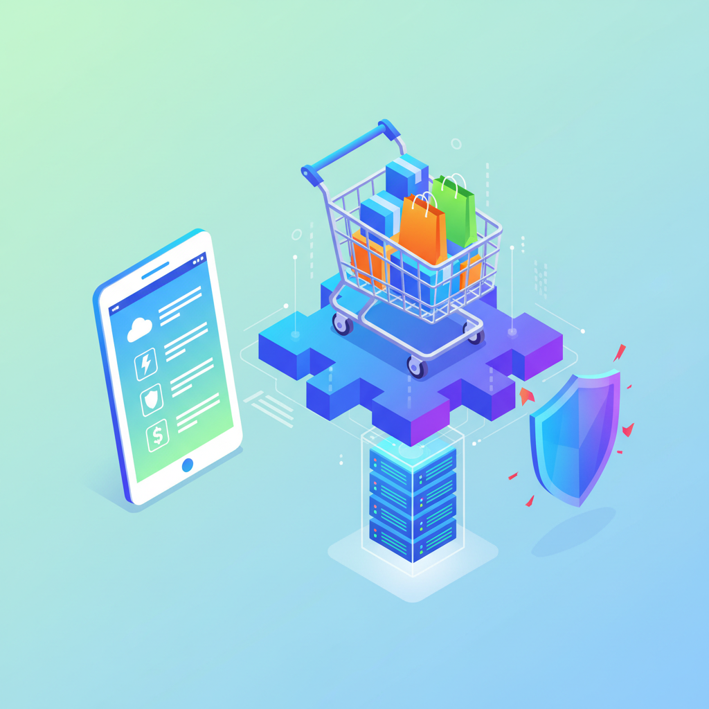 обложка для статьи про Как выбрать хостинг для интернет-магазина: Полный гид 2024