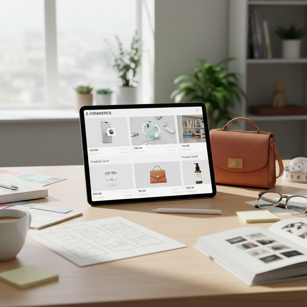 E-commerce product card design guide selling cover