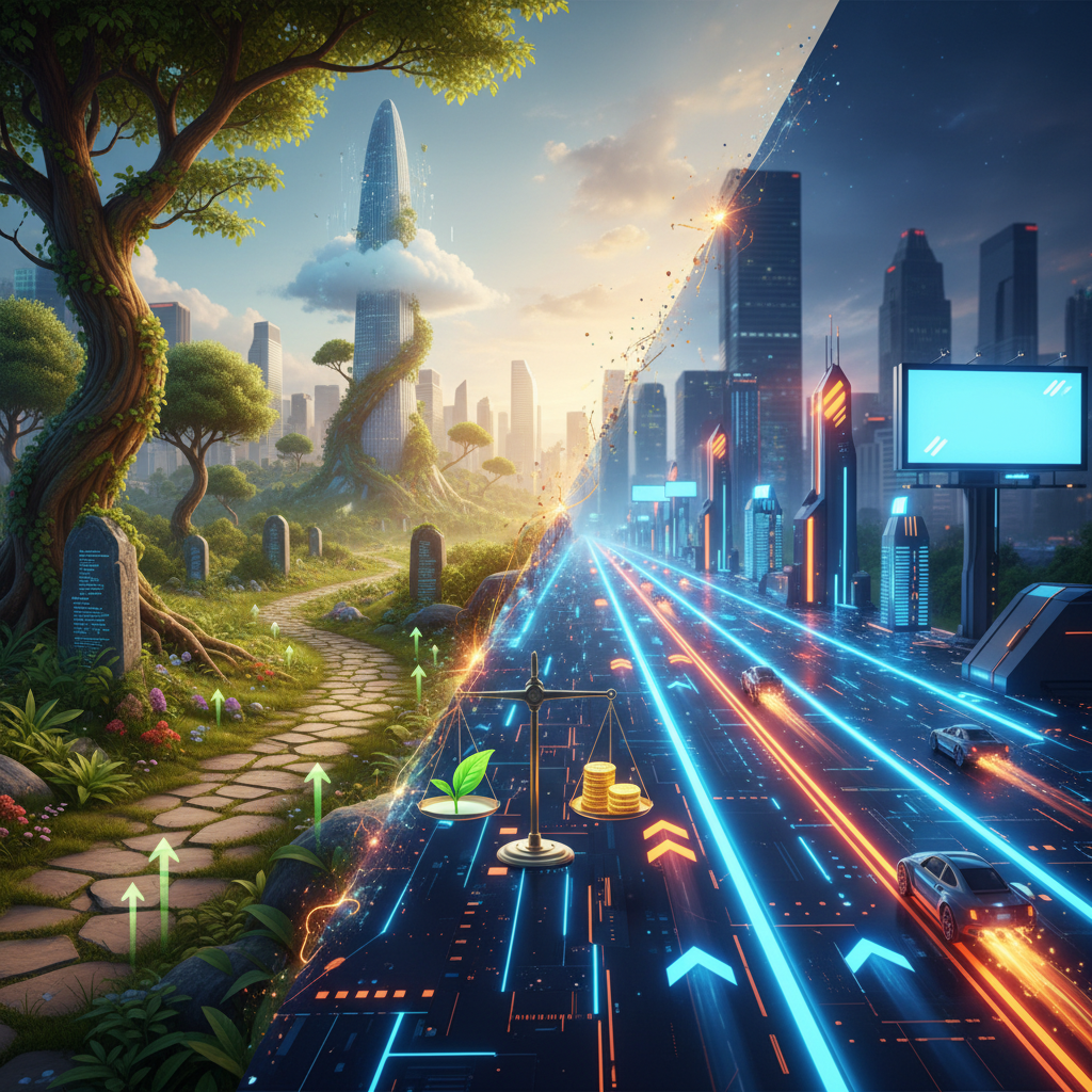 SEO vs PPC digital marketing strategy illustration