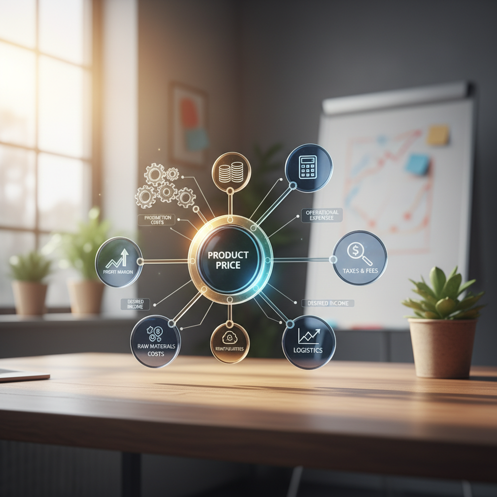 Элементы цены товара инфографика