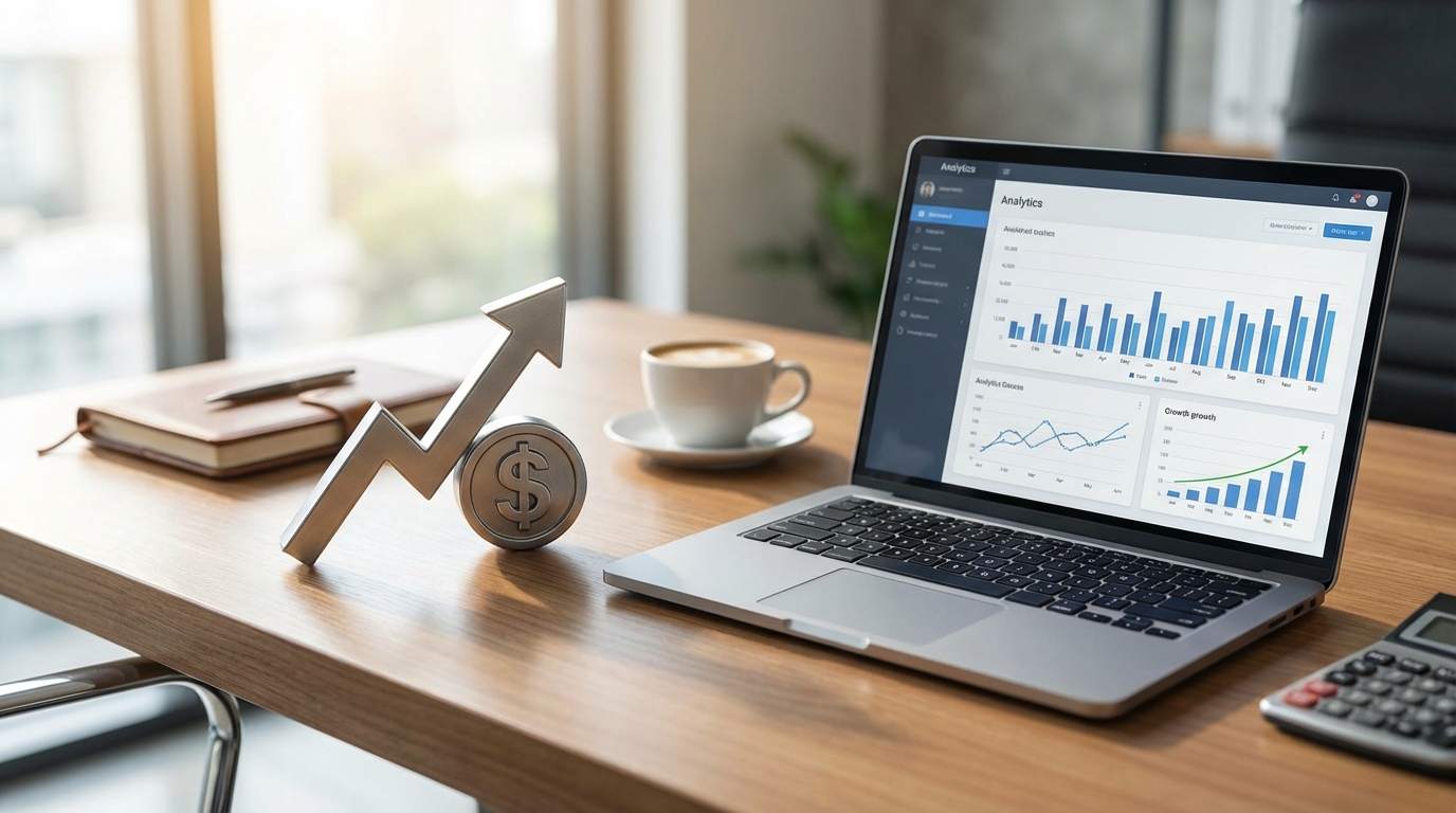 Marketing cost per user optimization growth icon